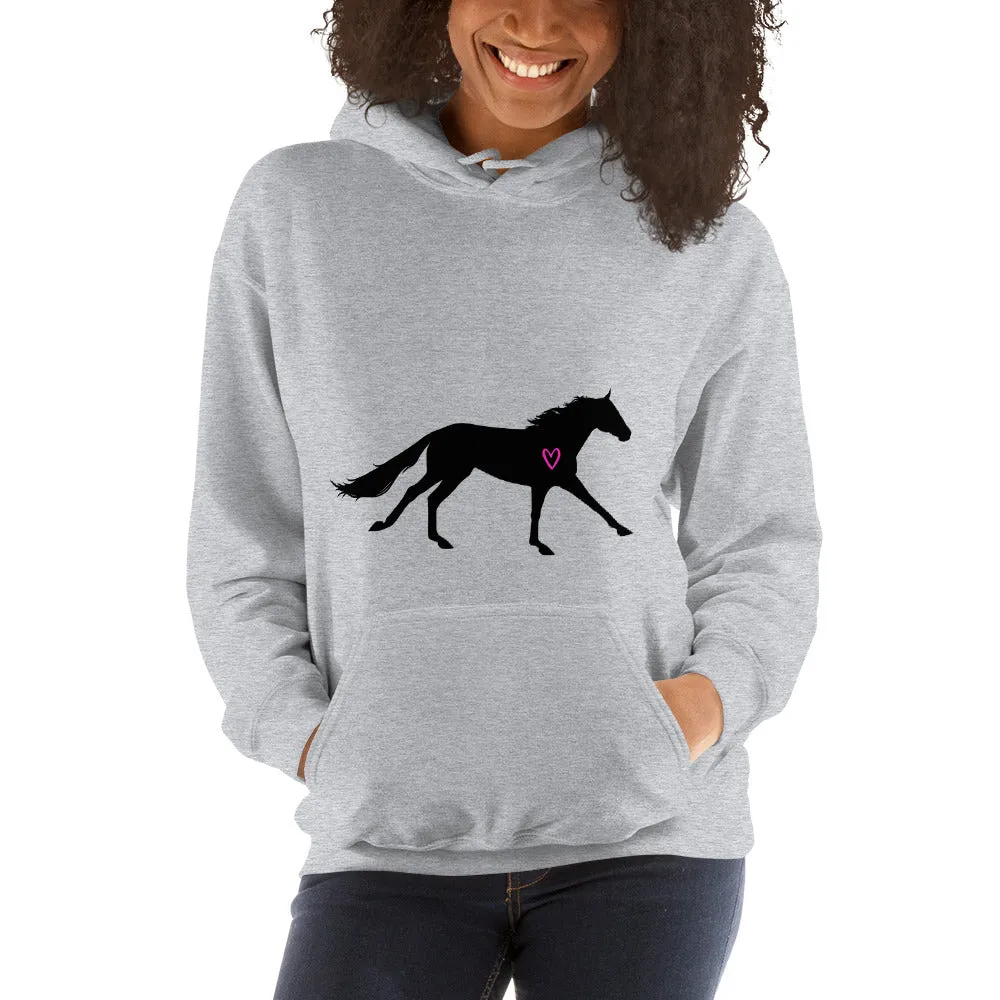 Horse Heart Unisex Hoodie