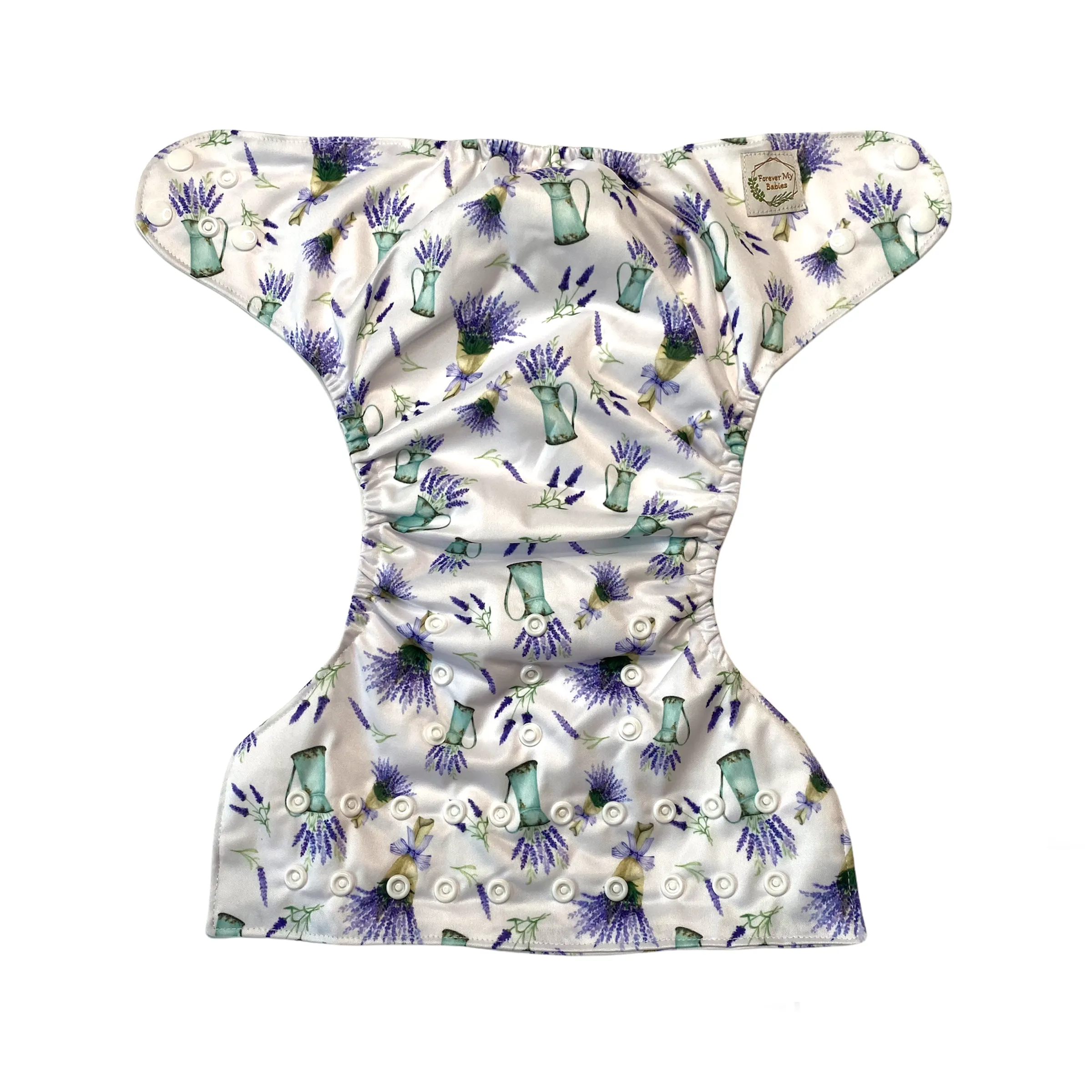 IN-STOCK Forever My Babies Cloth Diaper - Lovely Lavender (Upright Print on Front & Back)