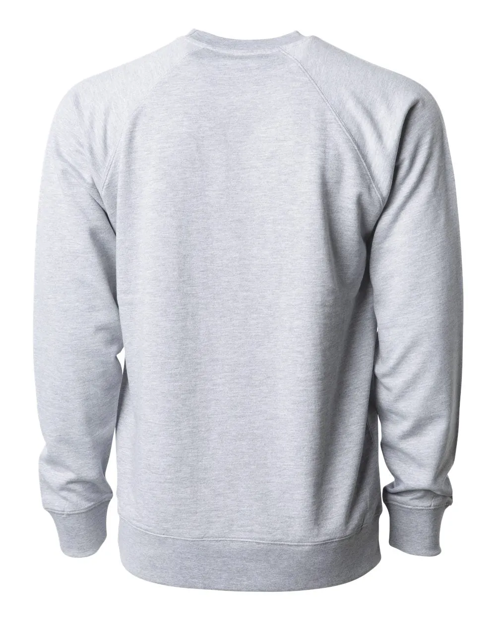 Independent Trading Co. Unisex Lightweight Loopback Terry Crewneck Athletic Heather