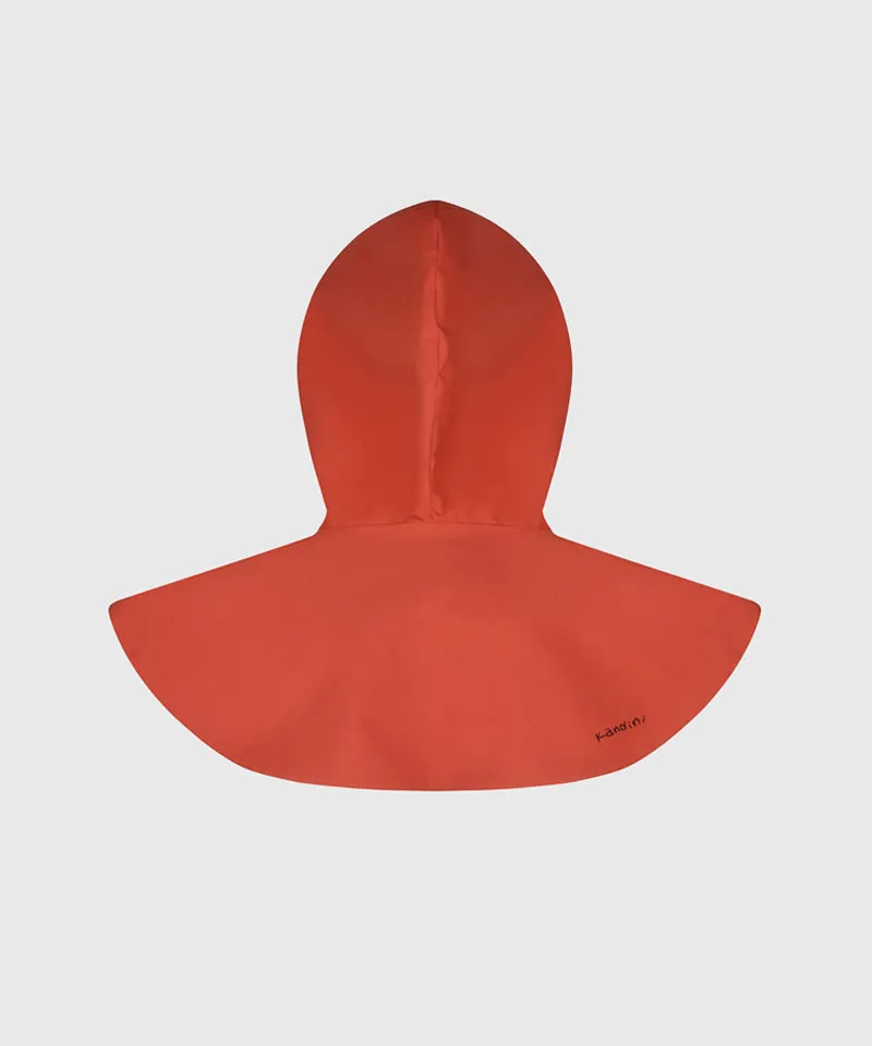 KANDINI Rain Hoodie Poncho - Orange