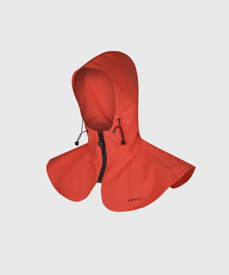 KANDINI Rain Hoodie Poncho - Orange