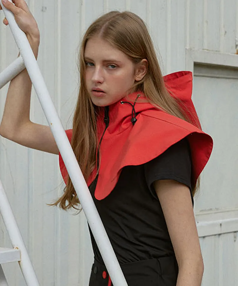 KANDINI Rain Hoodie Poncho - Orange