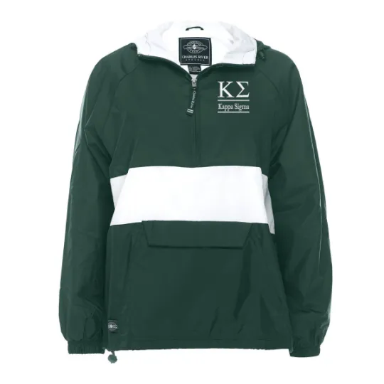 Kappa Sigma Rugby Striped Lined Windbreaker
