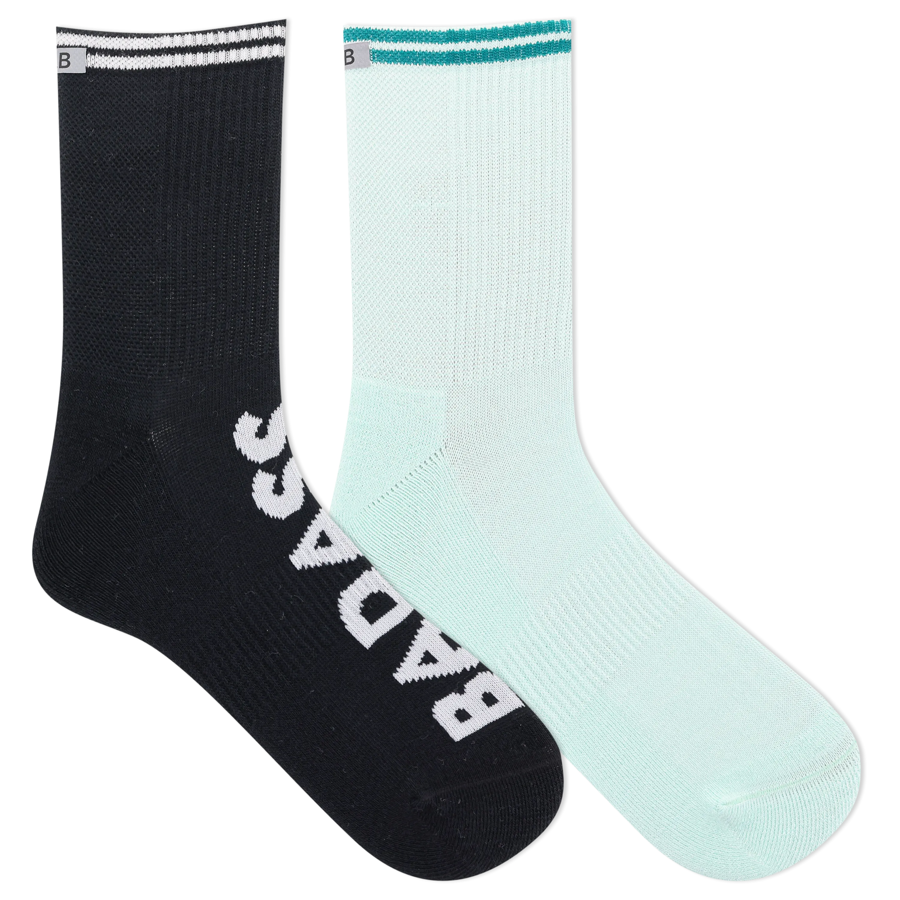 K.Bell Women's K.B Athletic Badass Active Anklet Sock 2 Pack