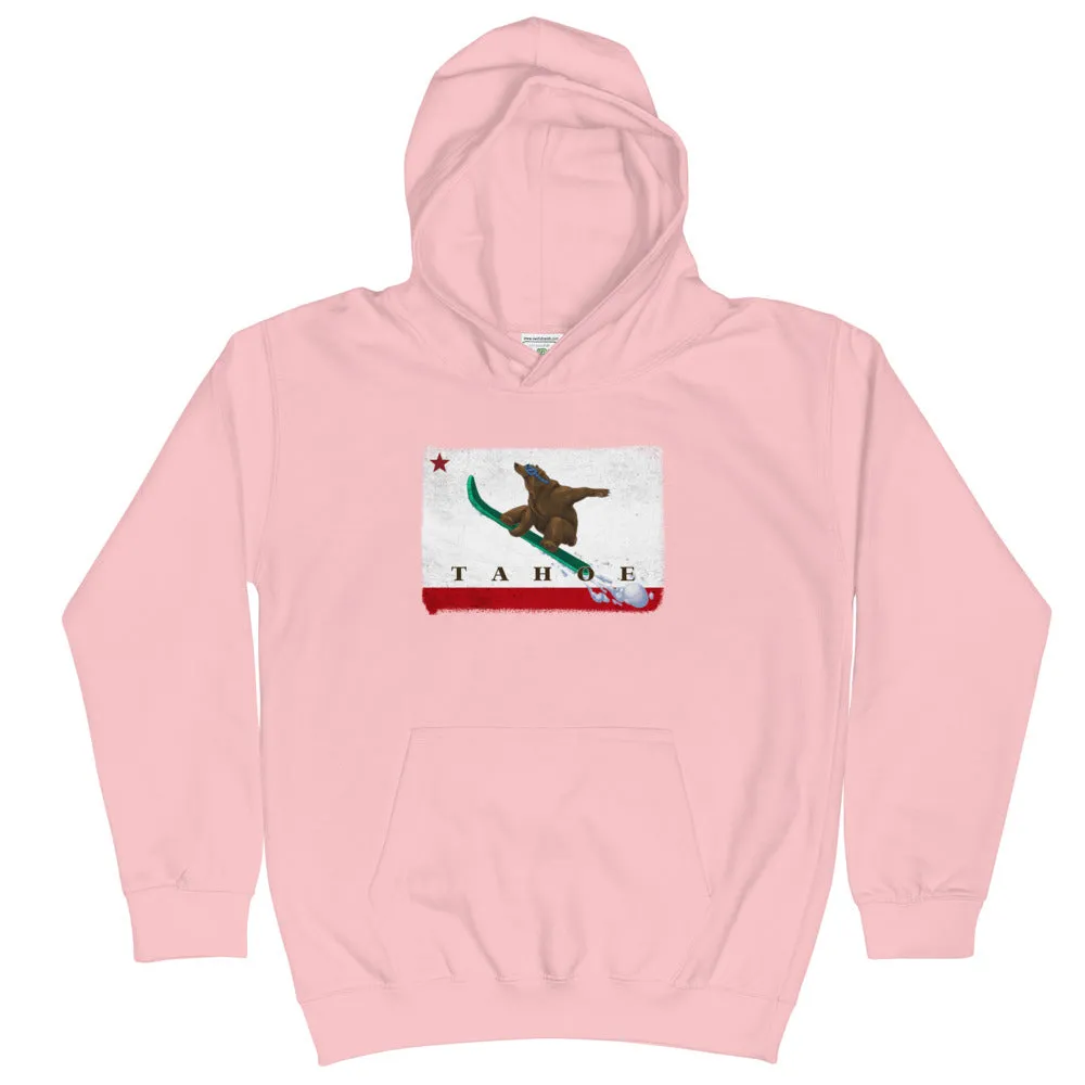 Kids Size CA Grizzly Sending it Tahoe Hoodie