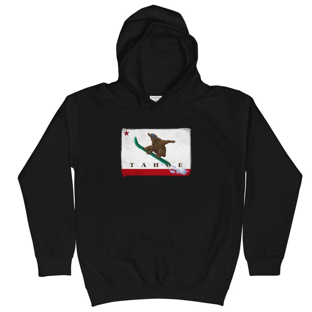 Kids Size CA Grizzly Sending it Tahoe Hoodie