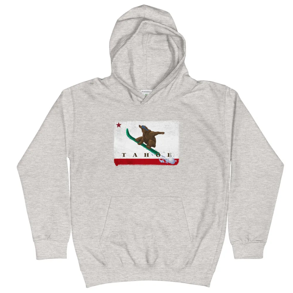 Kids Size CA Grizzly Sending it Tahoe Hoodie