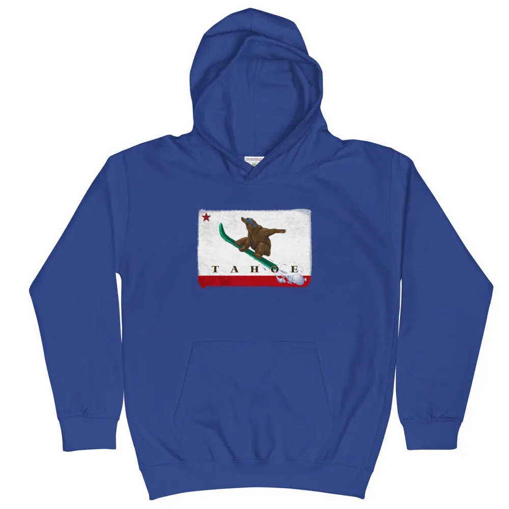 Kids Size CA Grizzly Sending it Tahoe Hoodie