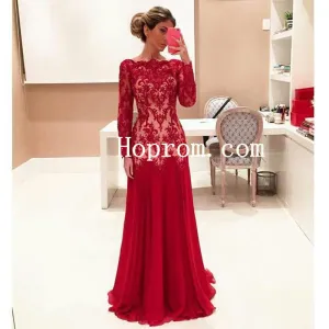 Lace Chiffon Prom Dresses,A-Line Prom Dress,Evening Dress