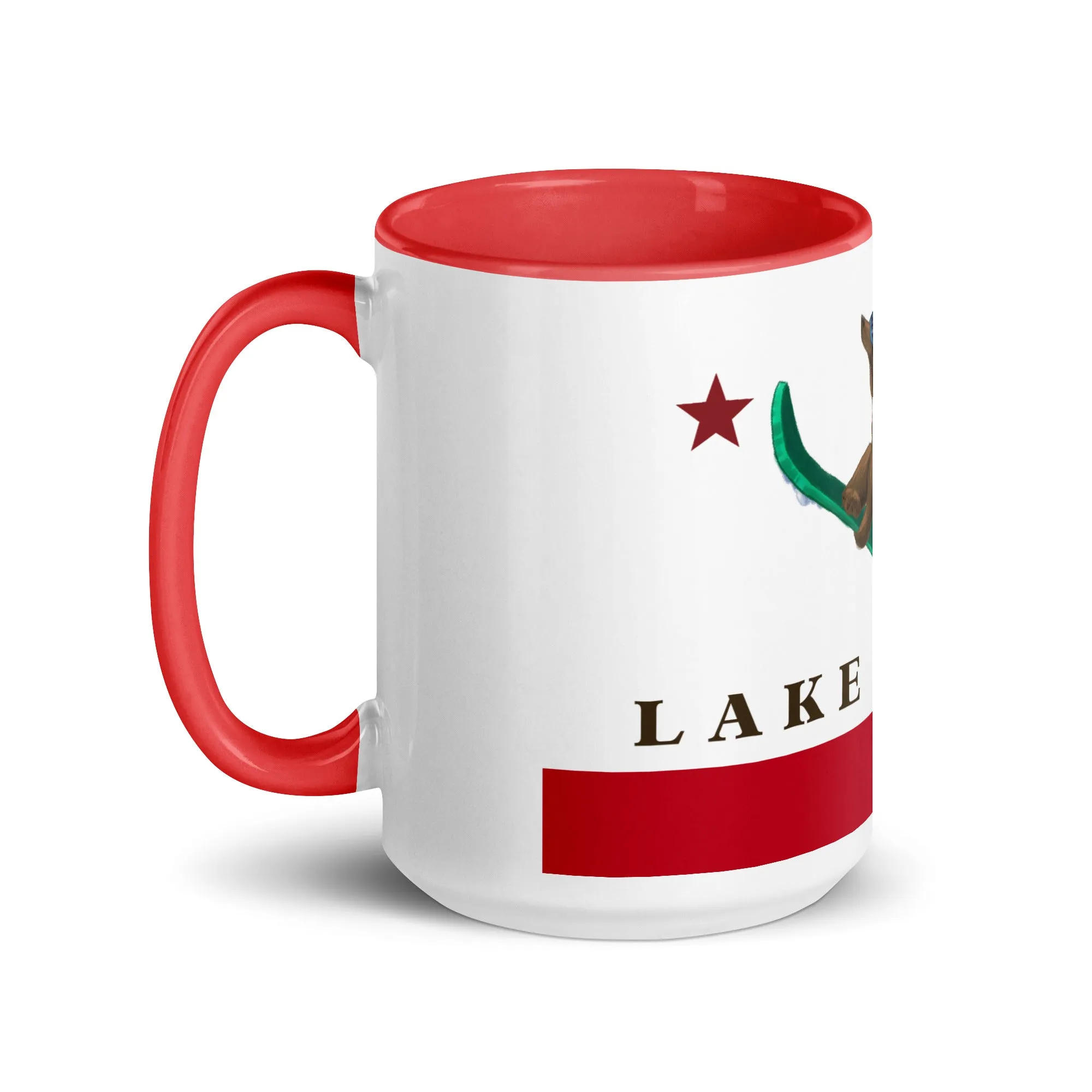 Lake Tahoe Snowboarding Grizzly Mug