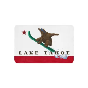 Lake Tahoe Snowboarding Grizzly Sherpa blanket