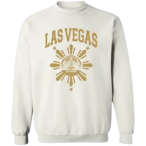 Las Vegas with Sun and Stars Unisex Crewneck Pullover Sweatshirt