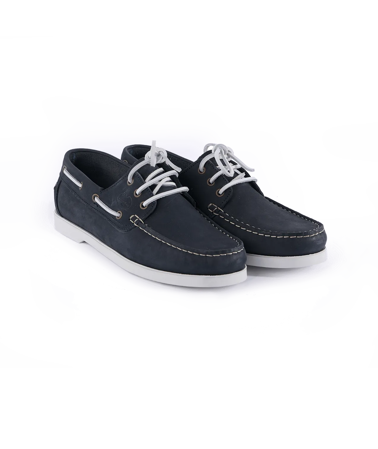 Le Chameau Galion Nubuck Leather deck shoe - Navy, Tan, Vert Vierzon