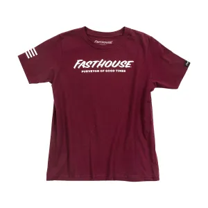 Logo Youth Tee - Maroon