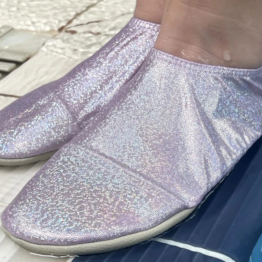 Lolita Foil Print Kids Slipfree Shoes