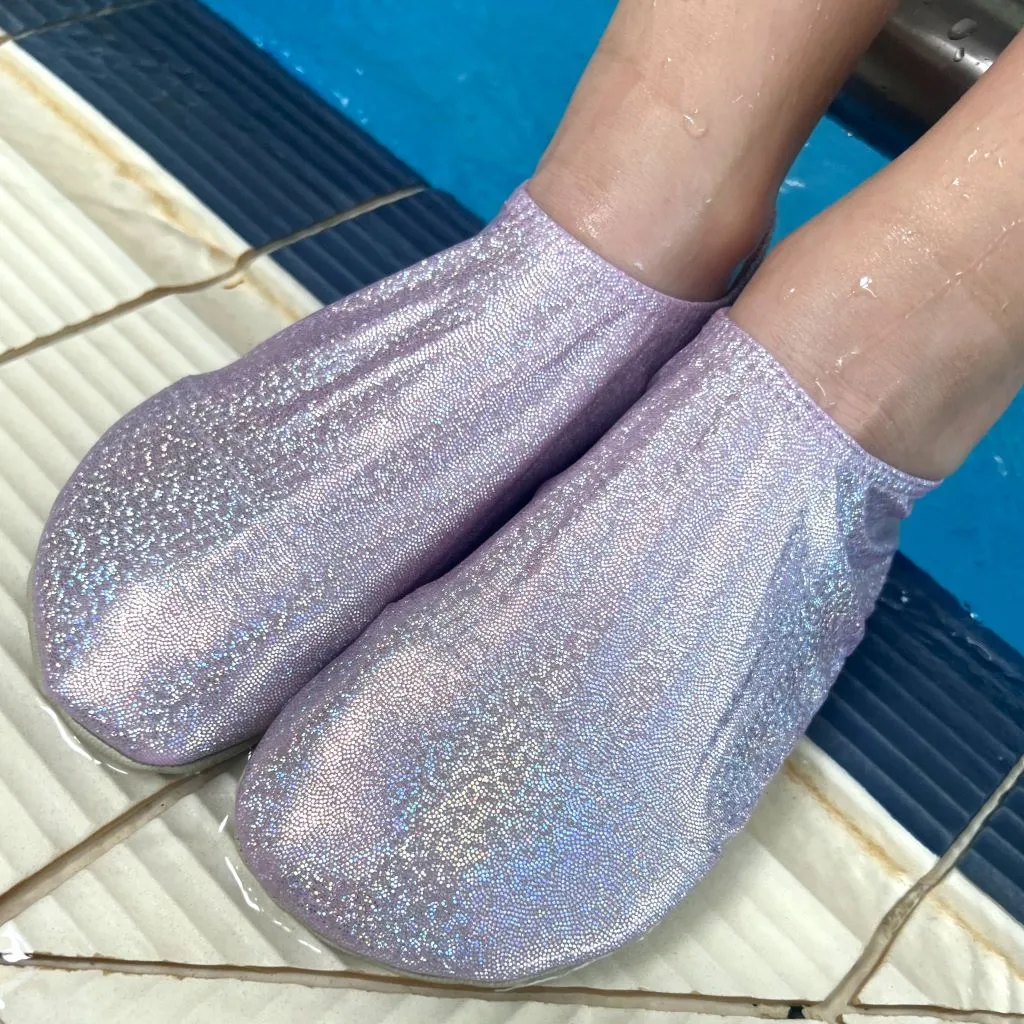 Lolita Foil Print Kids Slipfree Shoes
