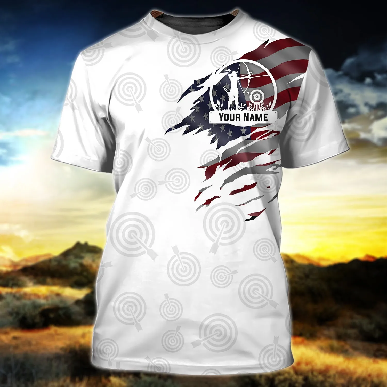 Love Archery - Personalized Name 3D Tshirt - ATM2K