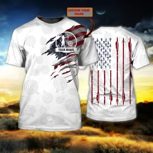 Love Archery - Personalized Name 3D Tshirt - ATM2K