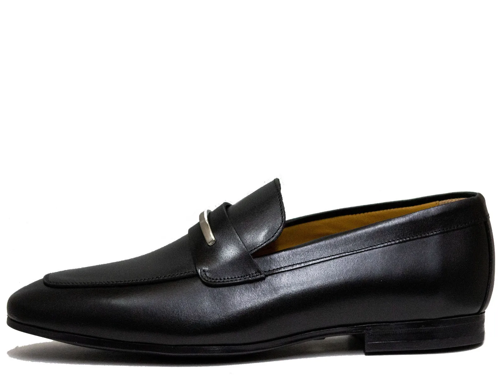 Luciana Men's Black Dress Rubber Sole Shoes 679