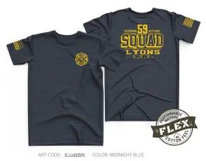 Lyons Fire Department Core Men's SS Flex Performance Tee - EJaBBR