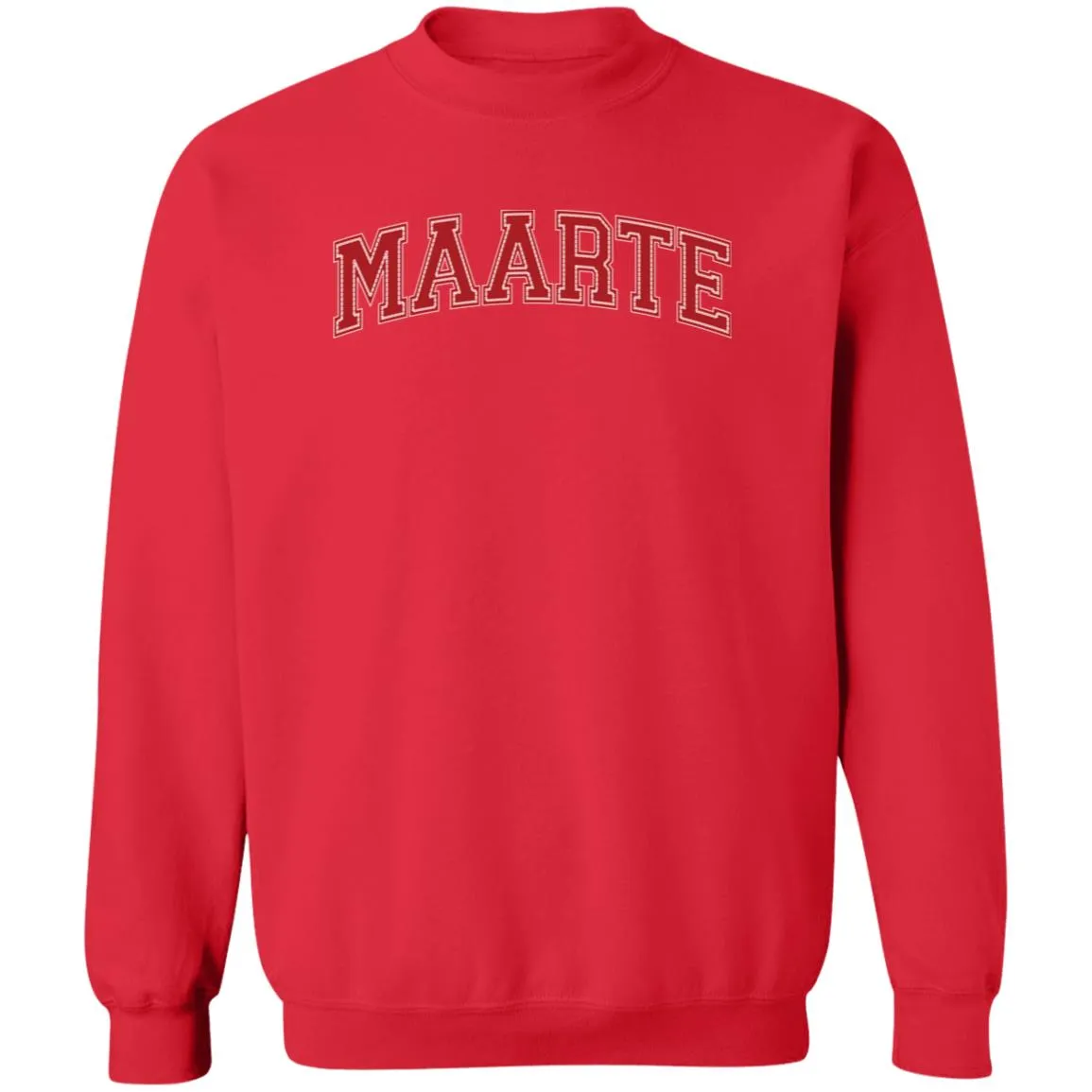 Maarte University Unisex Crewneck Pullover Sweatshirt