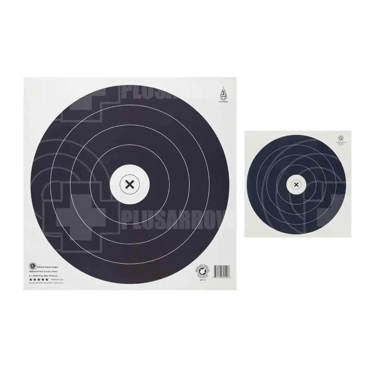 Maple Leaf 20cm Reduced IFAA/NFAA Indoor Target Face 25pk