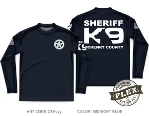 MCSO K-9 Unit Fundraising Collection Core Men's LS Flex Performance Tee - QTAvyy