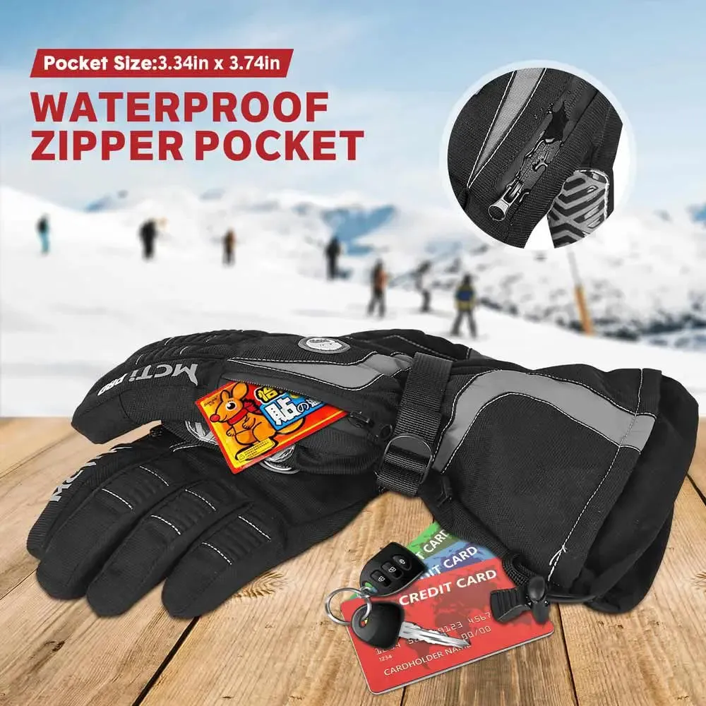 MCTi Nylon Ski Gloves - Waterproof, Touch Screen & Thinsulate for Women
