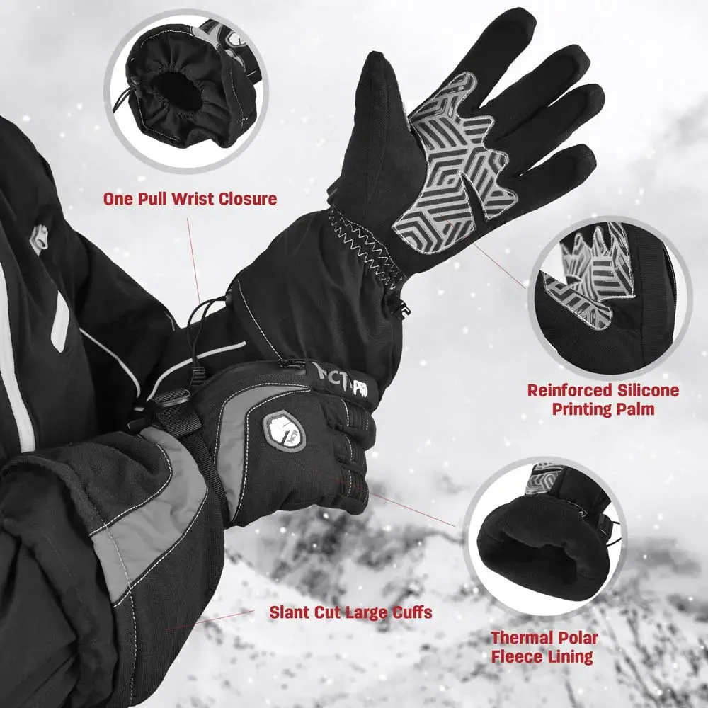 MCTi Nylon Ski Gloves - Waterproof, Touch Screen & Thinsulate for Women
