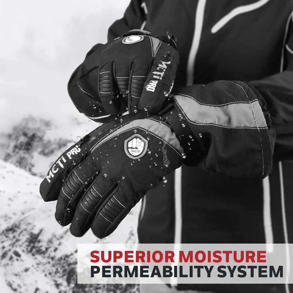 MCTi Nylon Ski Gloves - Waterproof, Touch Screen & Thinsulate for Women