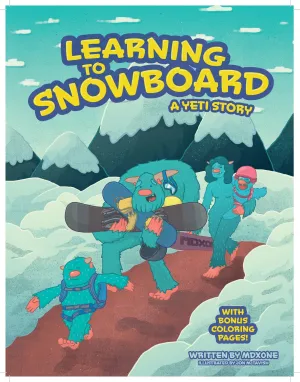 Mdxone Learning to Snowboard Book