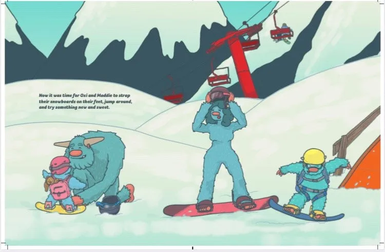 Mdxone Learning to Snowboard Book