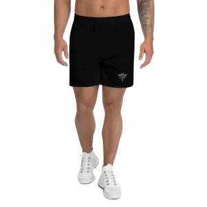 Men Athletic Long Shorts Black