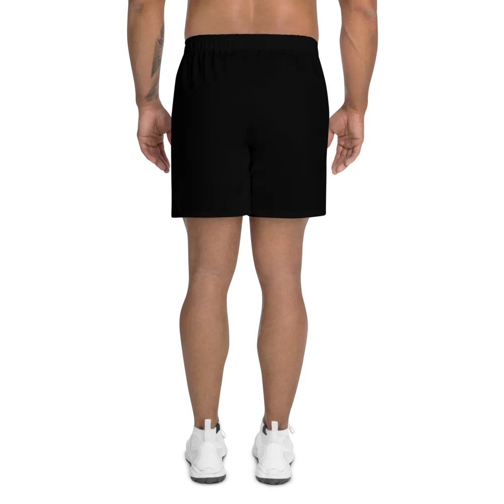 Men Athletic Long Shorts Black