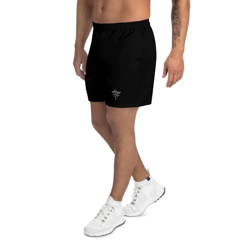 Men Athletic Long Shorts Black