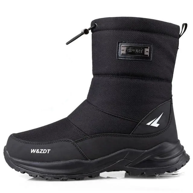 Men's Boots Shoes  Snow Boots Waterproof Non-slip Thick Fur Winter Boot