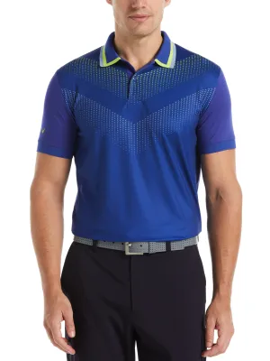 Mens Callaway X Engineered Ombre Chevron Print Polo