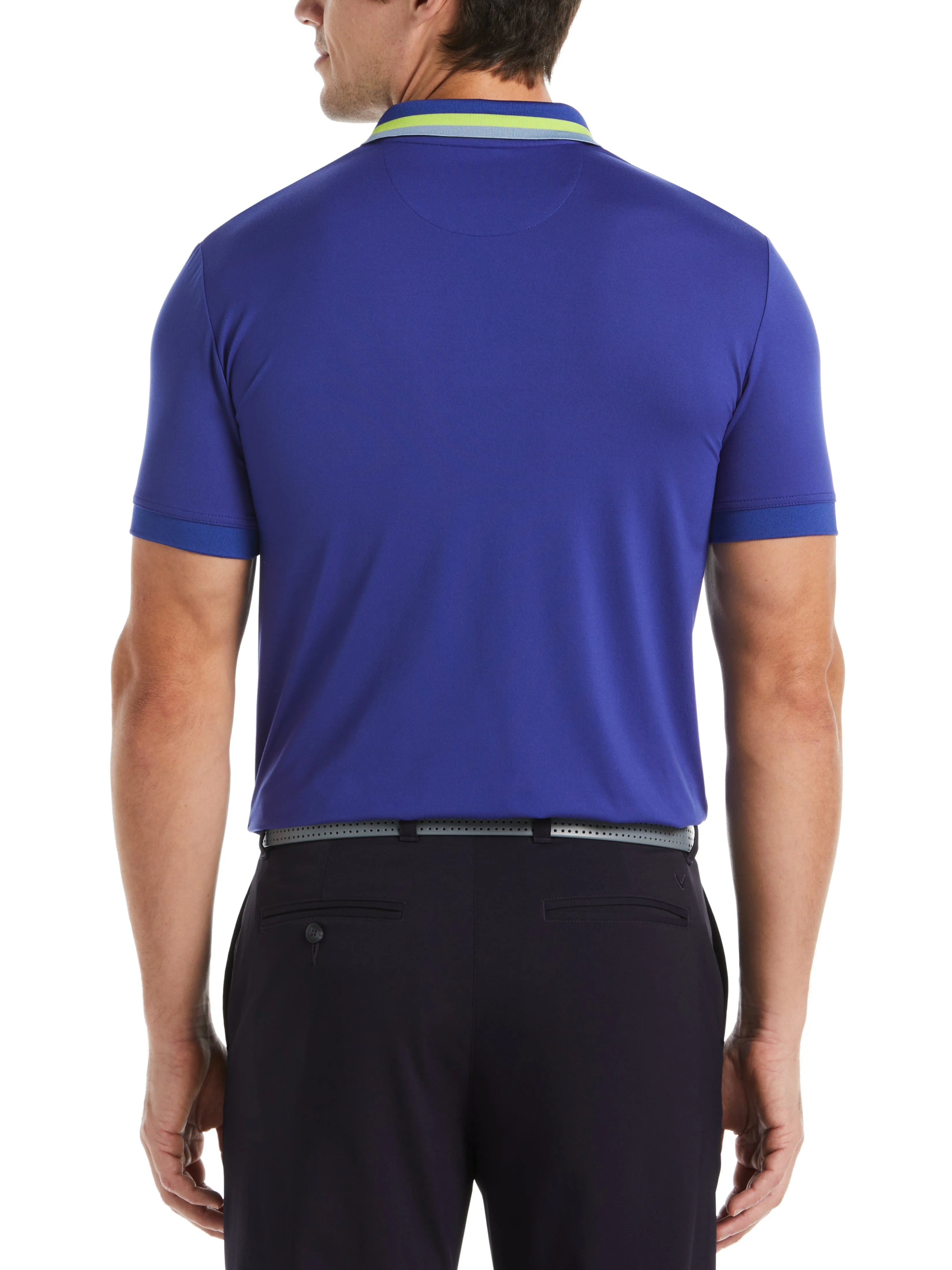 Mens Callaway X Engineered Ombre Chevron Print Polo