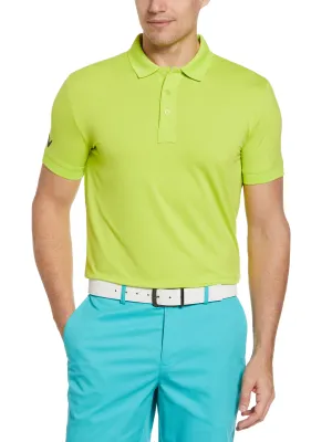 Mens Callaway X Series Solid Ribbed Polo