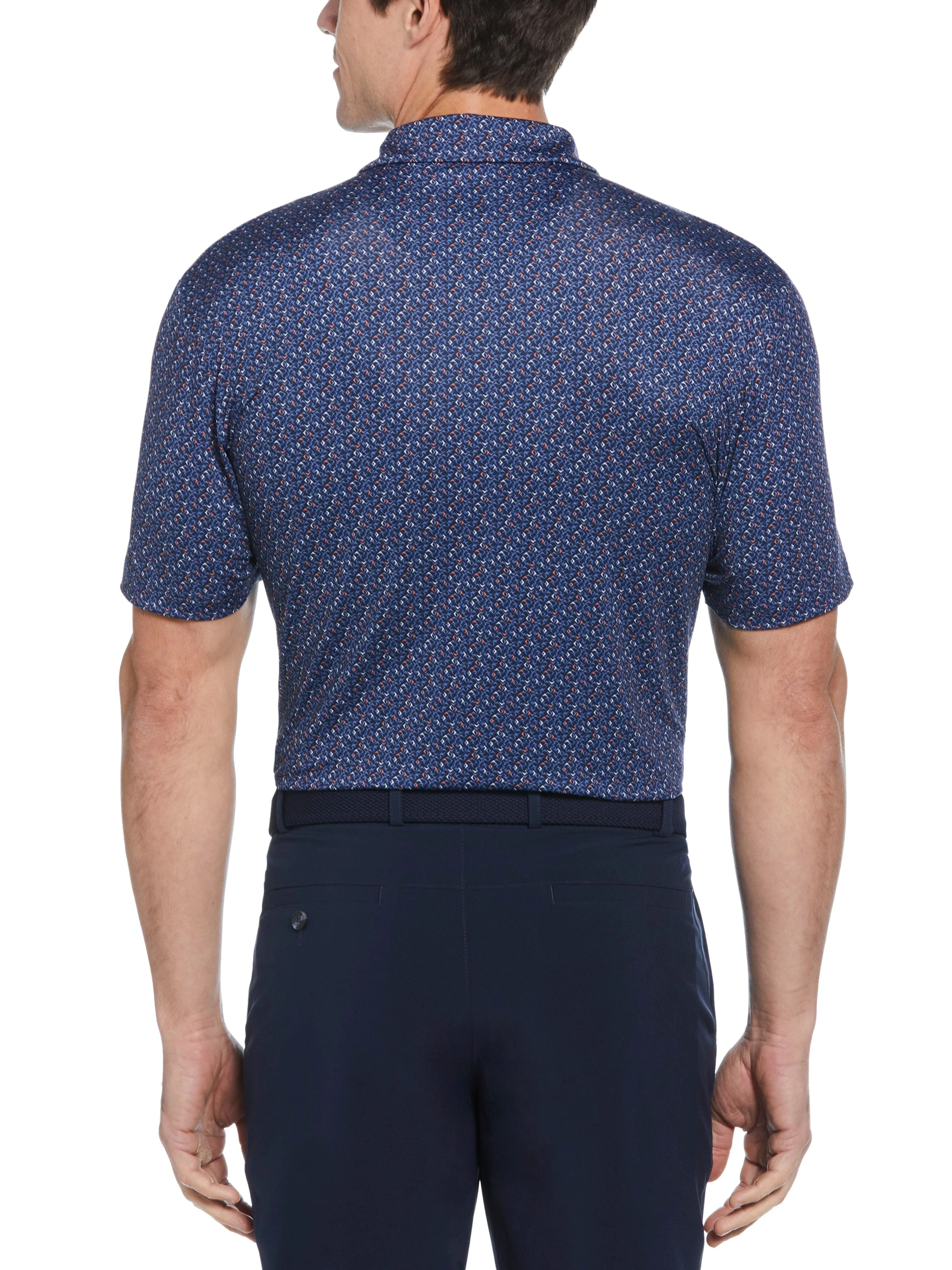 Men's Confetti Chevron All Over Polo