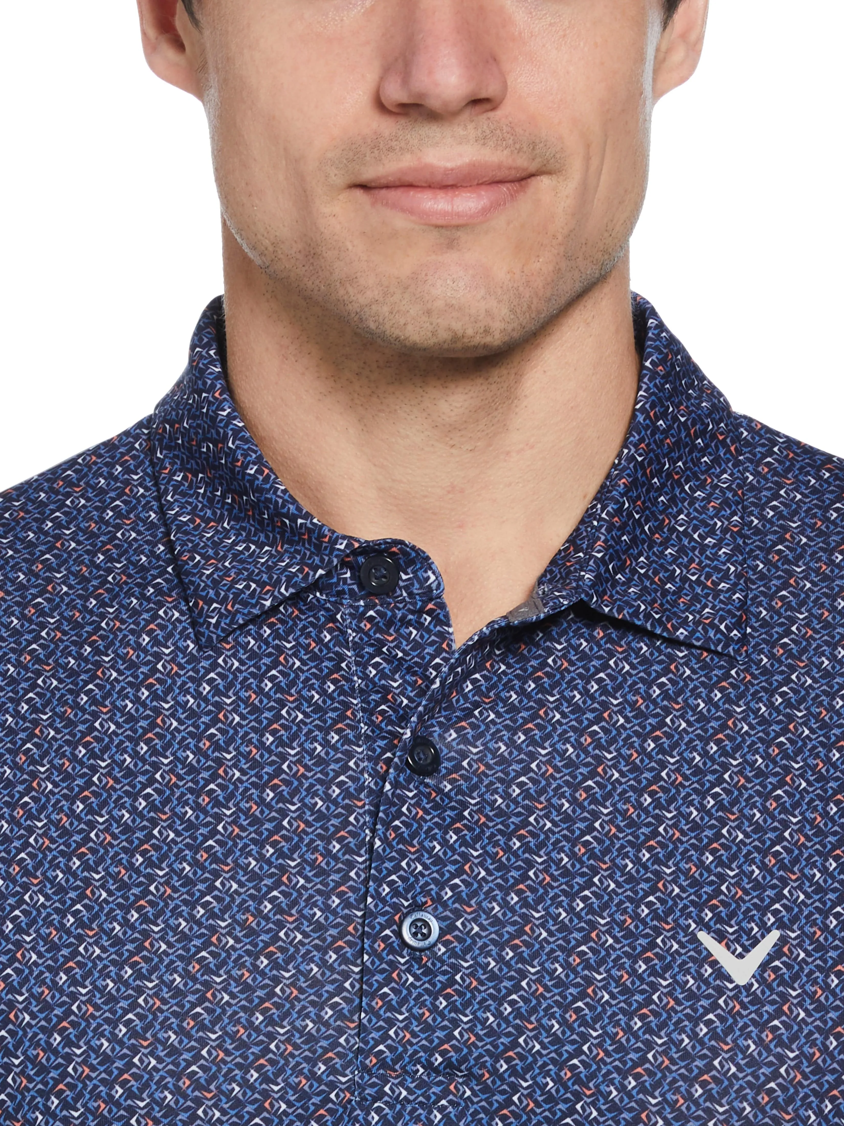 Men's Confetti Chevron All Over Polo