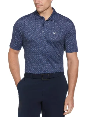 Men's Confetti Chevron All Over Polo