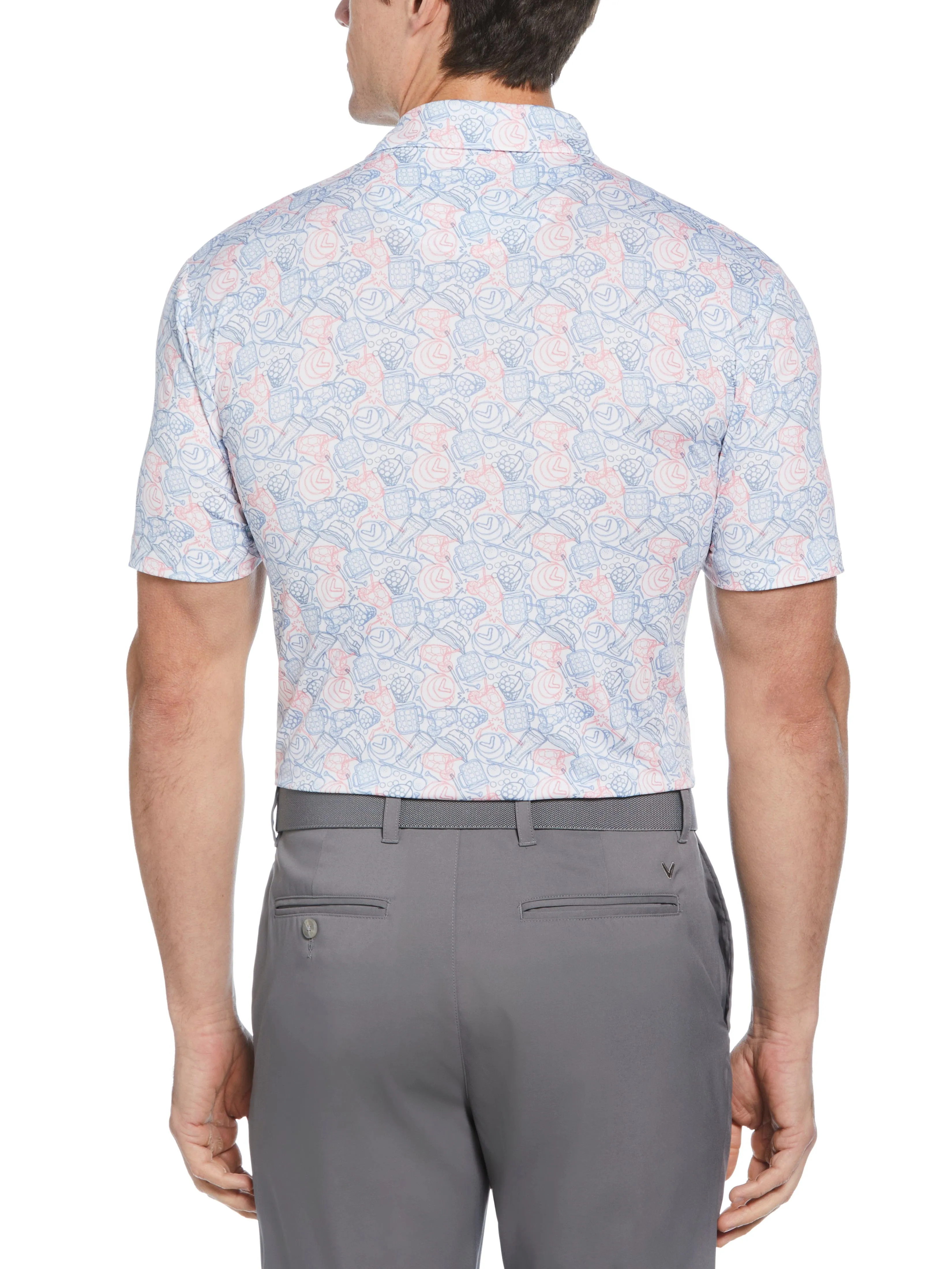 Men's Day On The Course Print Polo