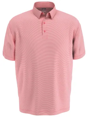 Mens Fine Line Stripe Polo