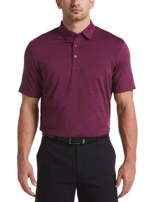 Mens Fine Line Stripe Polo