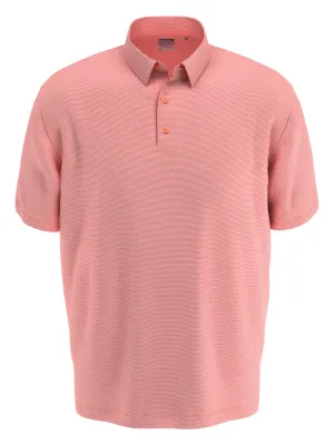 Mens Fine Line Stripe Polo