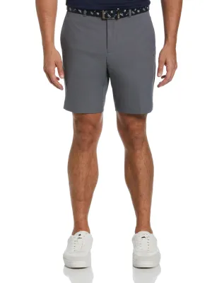 Men's Flat Front Solid Golf Shorts