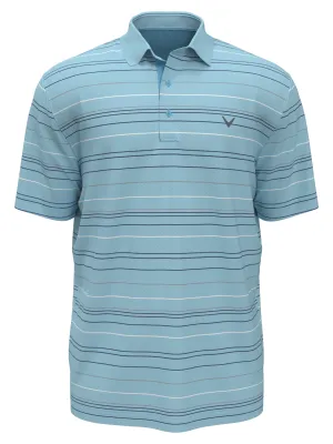Mens Mosaic Stripe Golf Polo