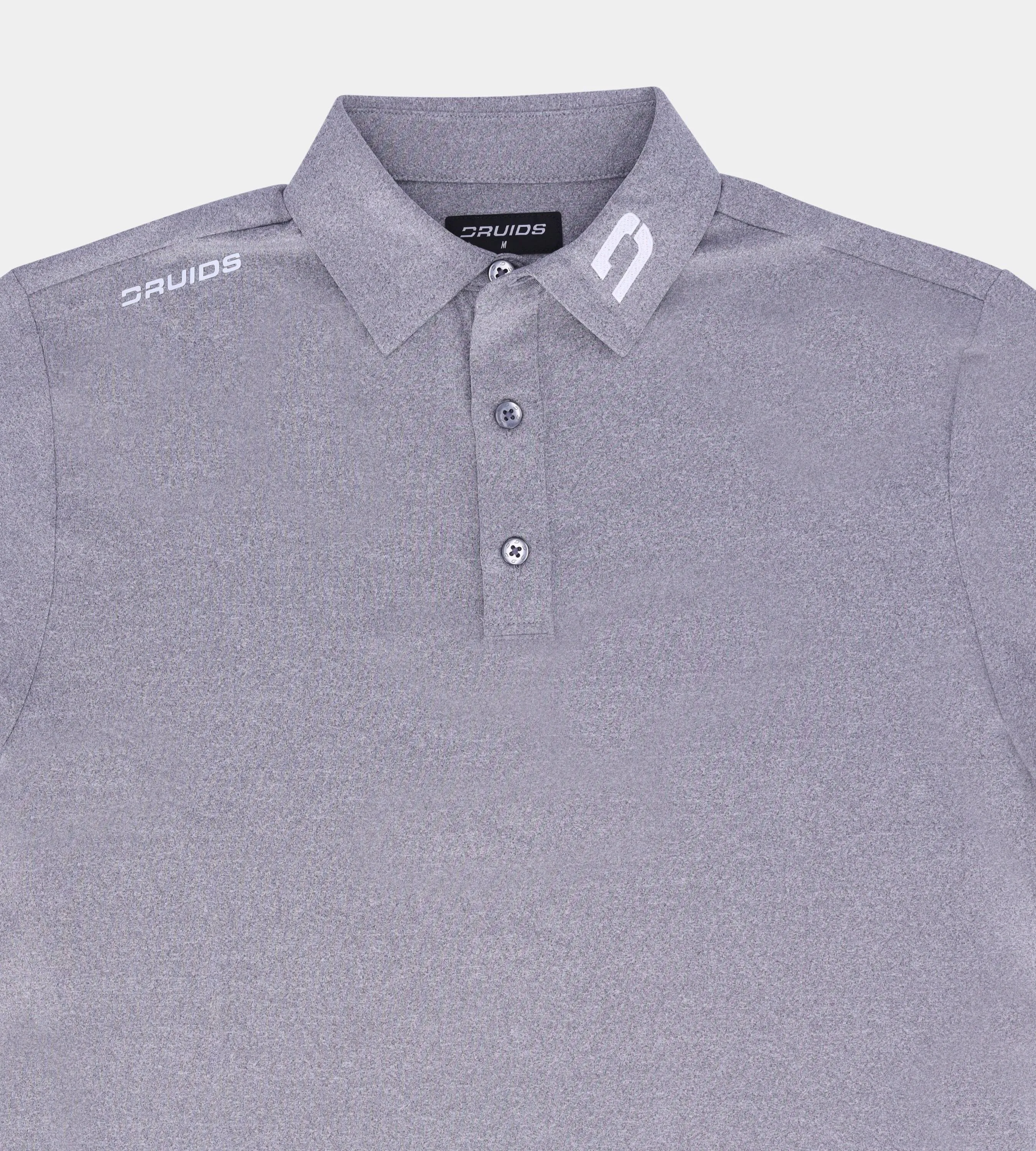 MENS PERFORMANCE GOLF POLO - GREY