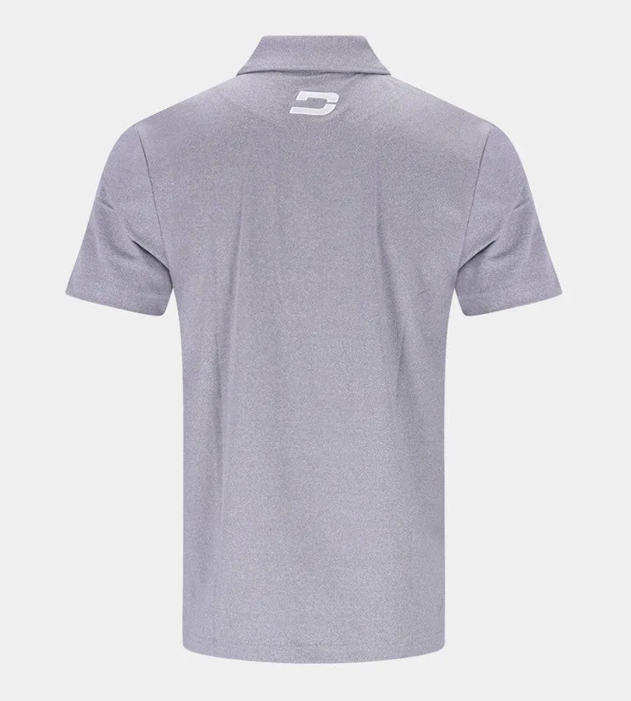 MENS PERFORMANCE GOLF POLO - GREY